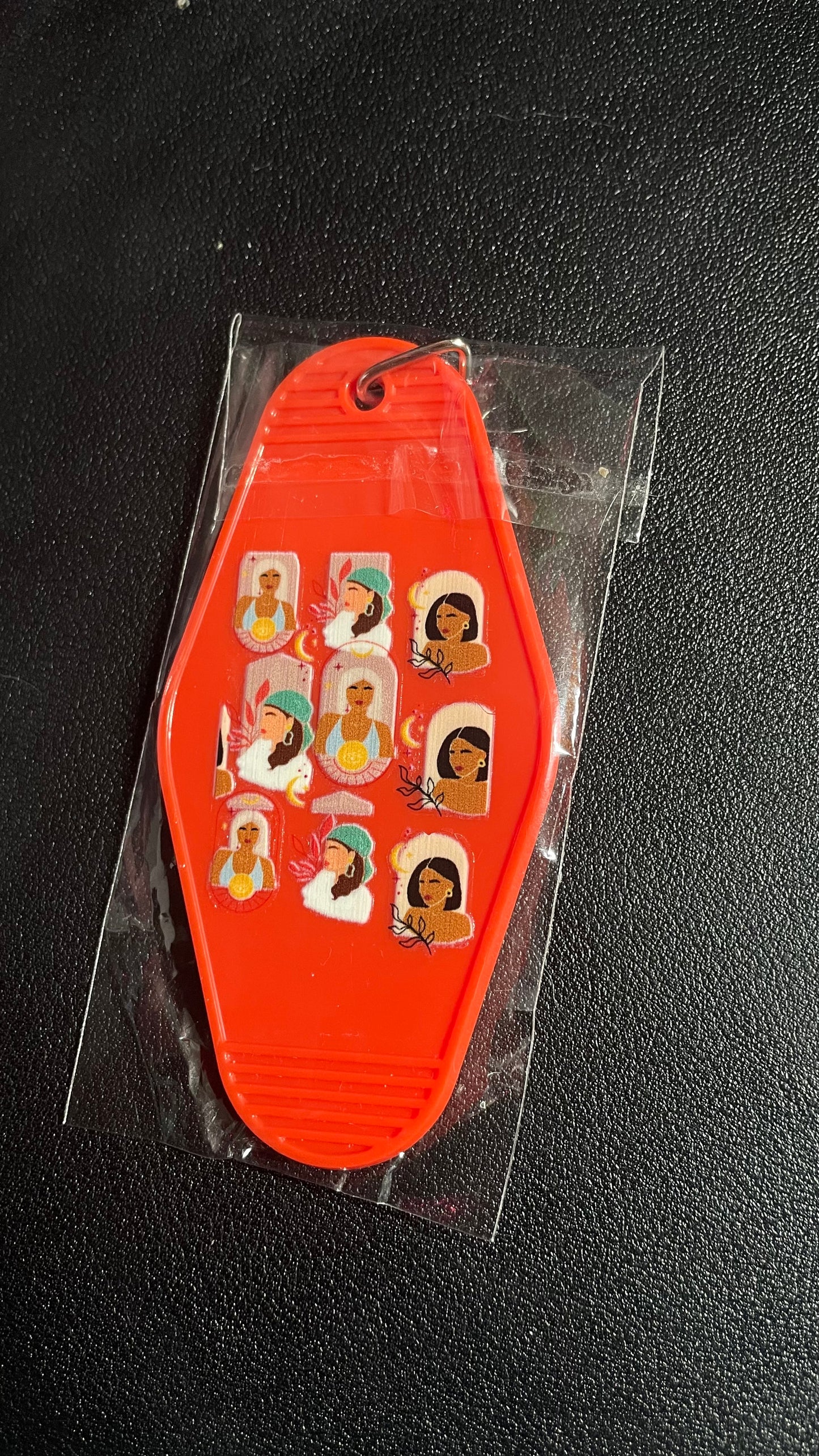 Melanin Women Motel Keychains