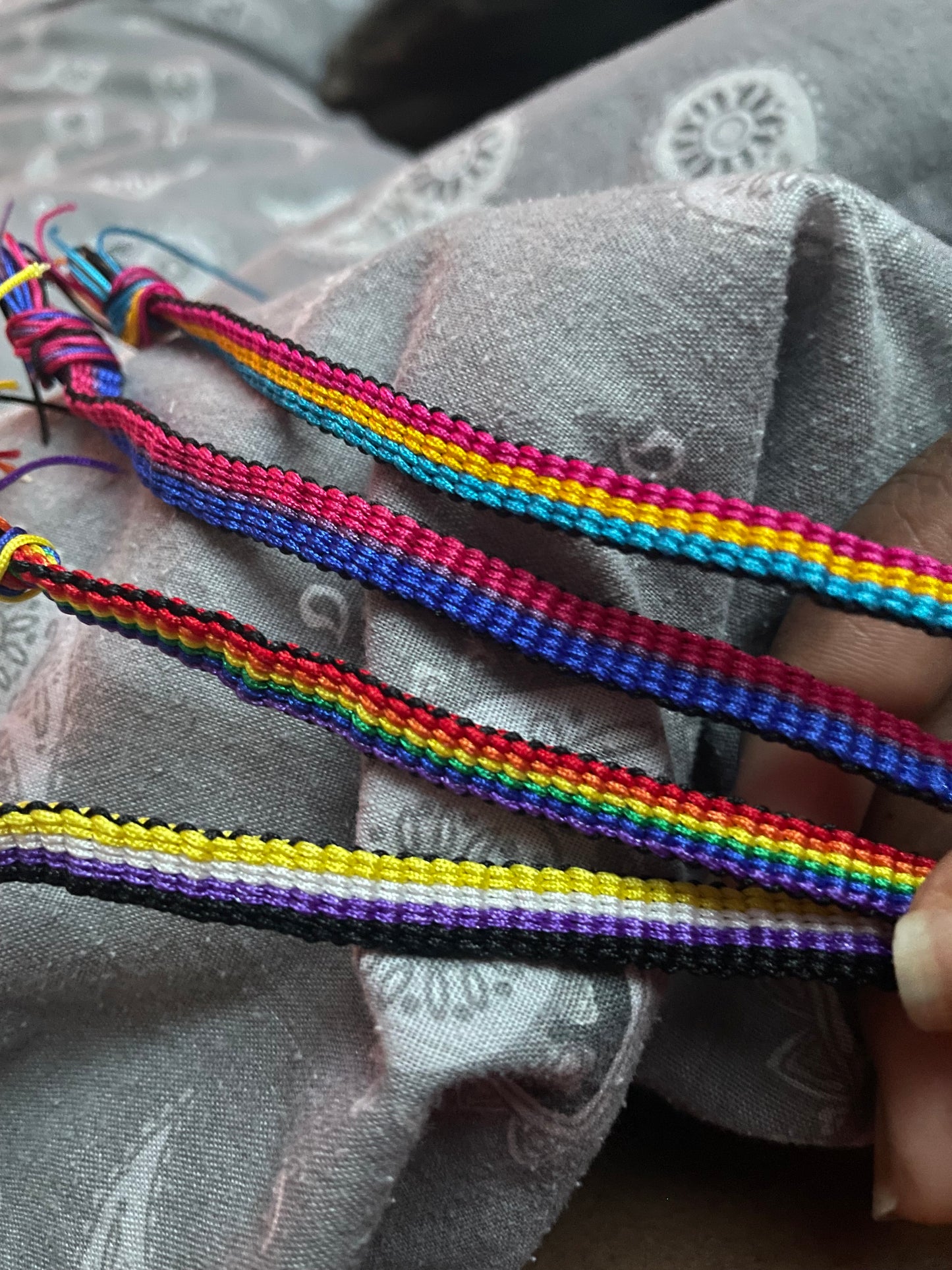 (FLAG) Single Flat Kumihimo Bracelet