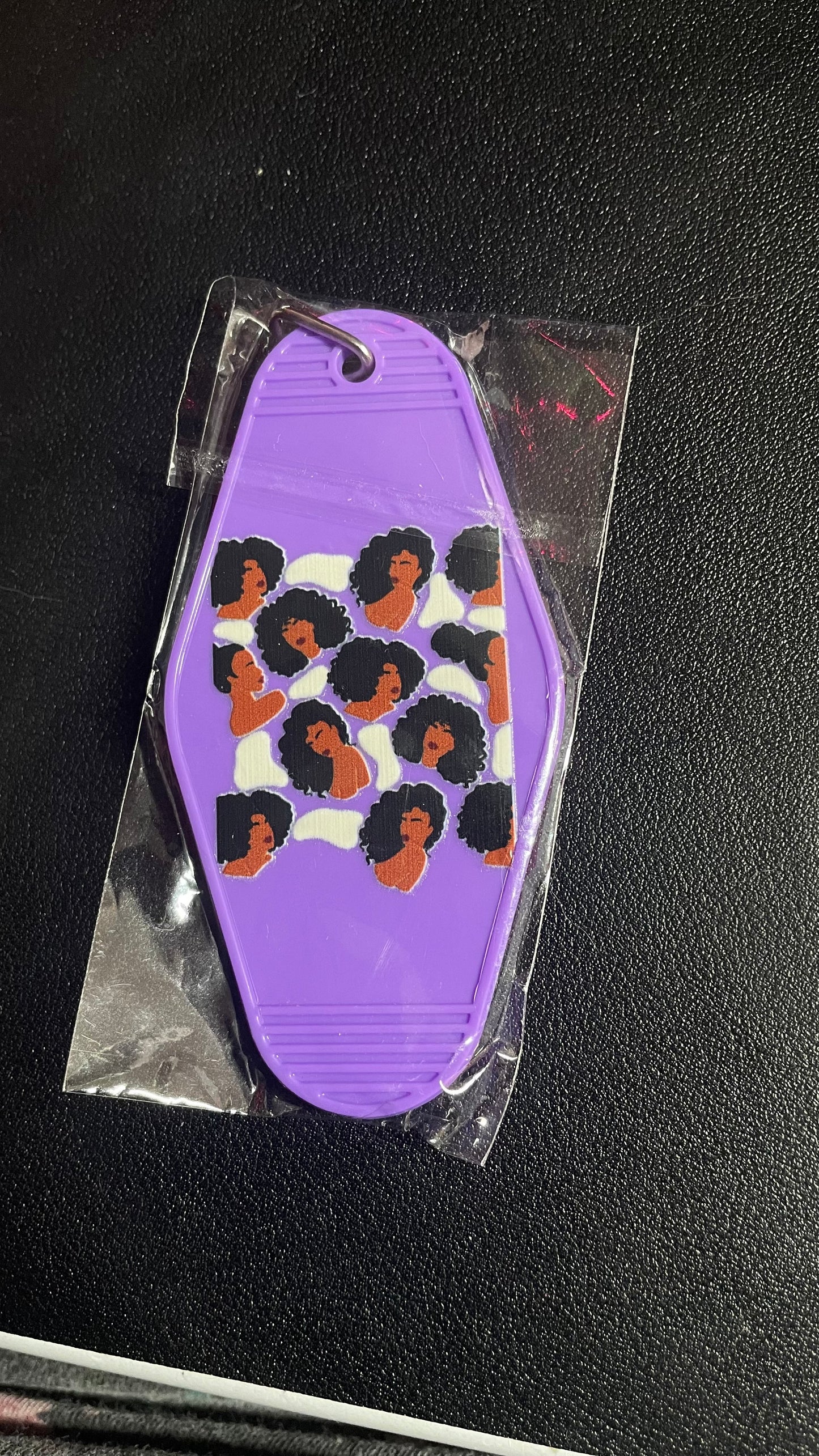 Melanin Women Motel Keychains