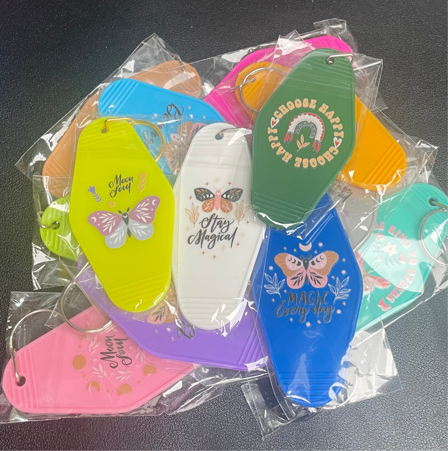 Boho Chic Ready Made Motel Keychains