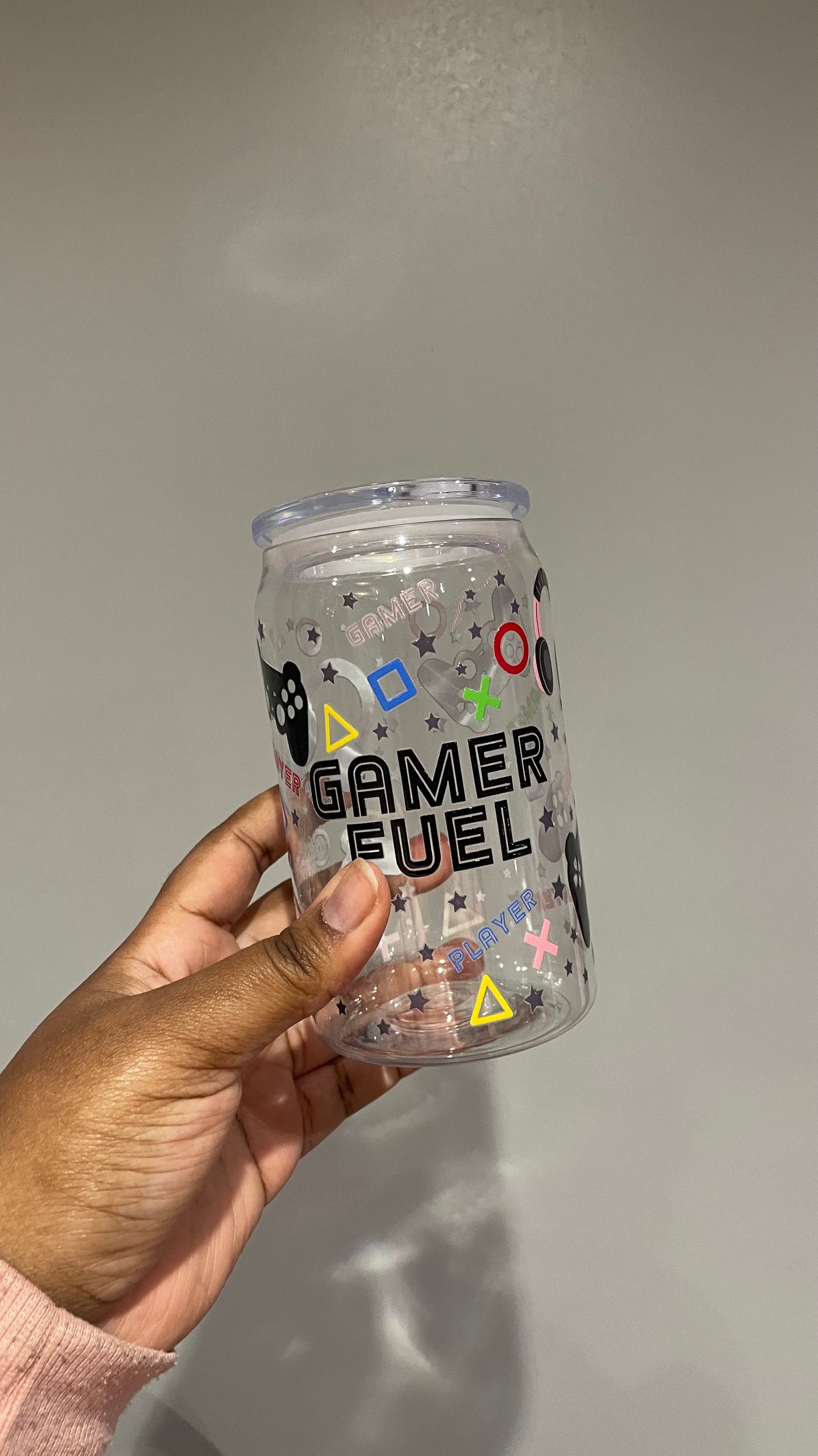 Plastic Can Gamer Fuel Tumbler