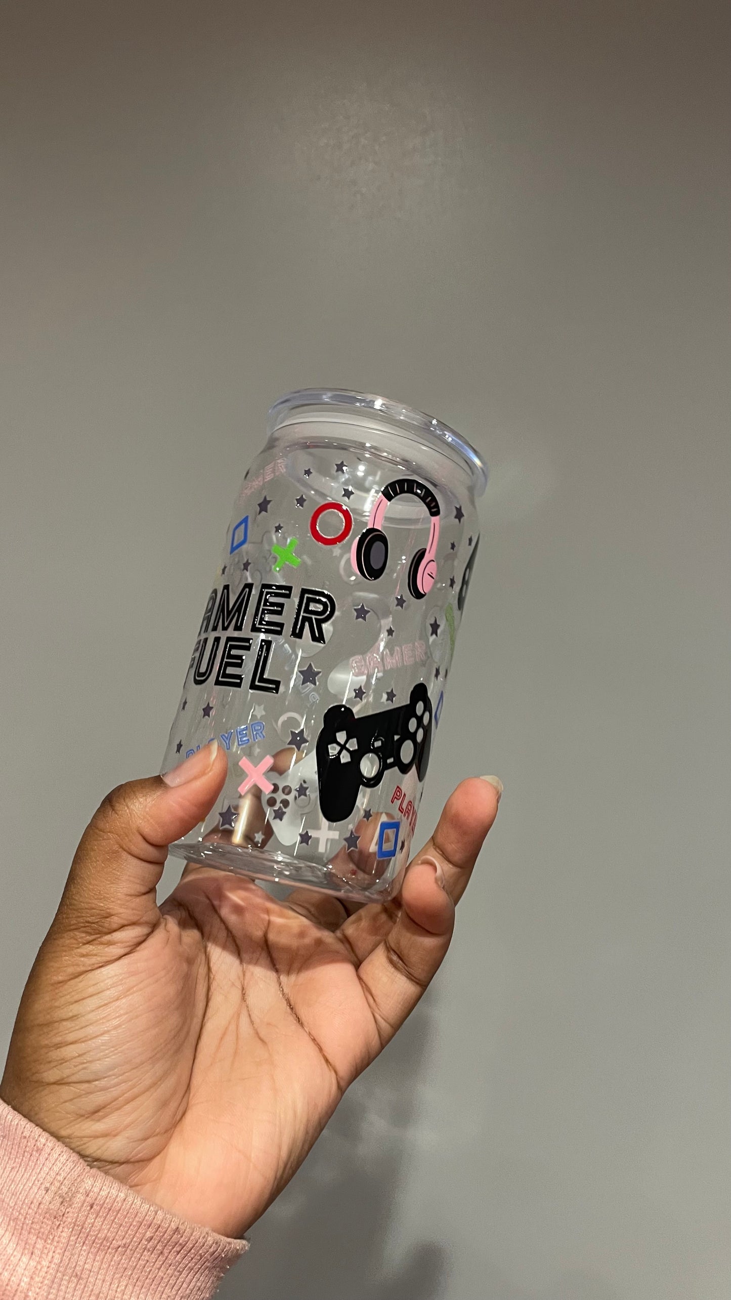 Plastic Can Gamer Fuel Tumbler