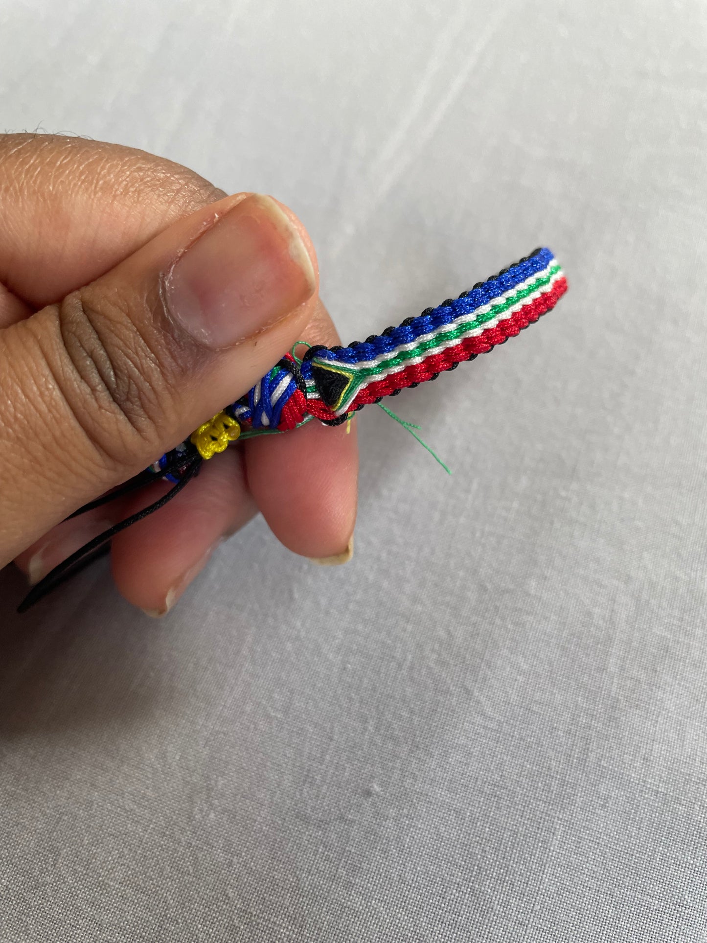 (FLAG) Single Flat Kumihimo Bracelet