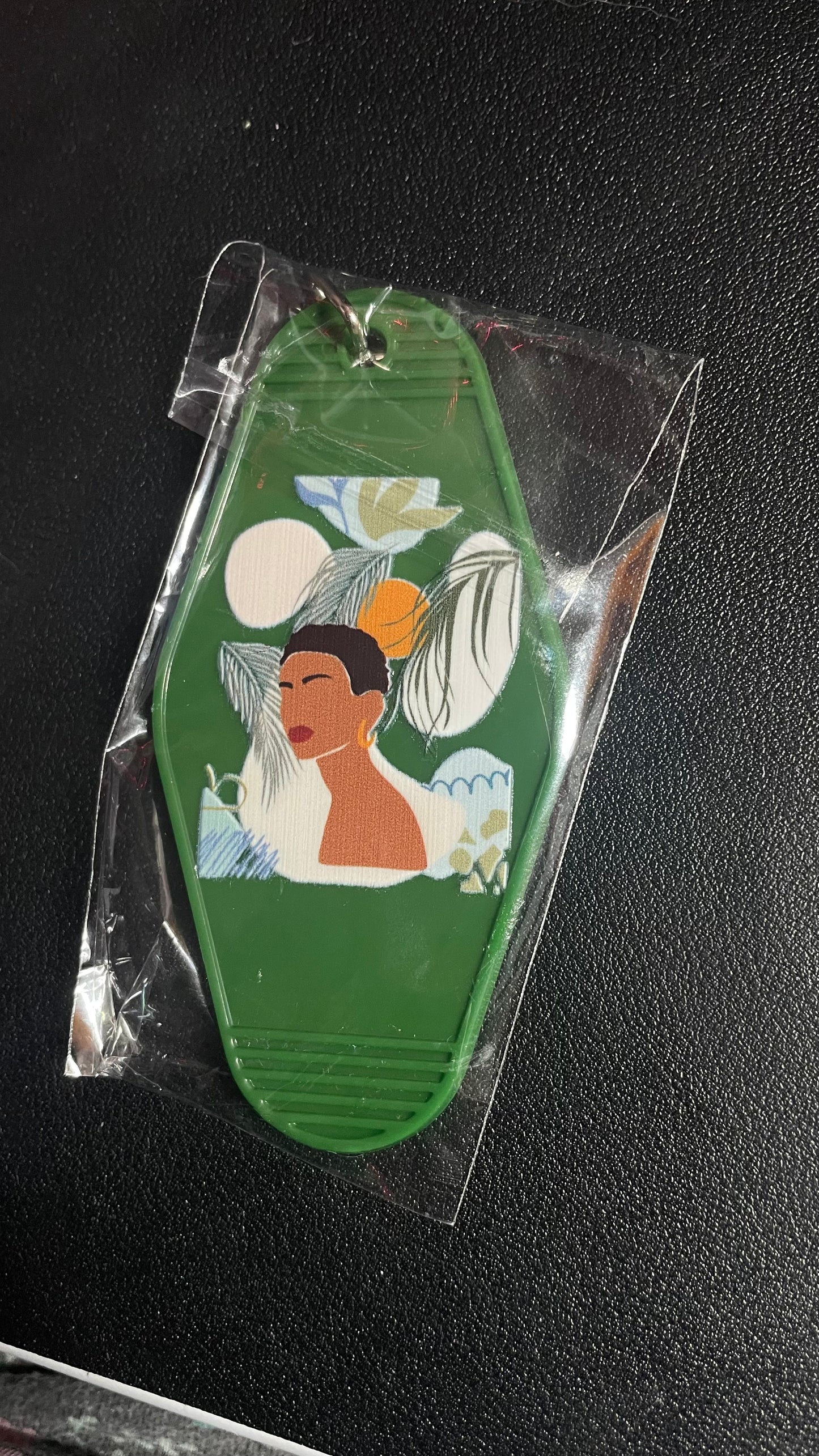 Melanin Women Motel Keychains