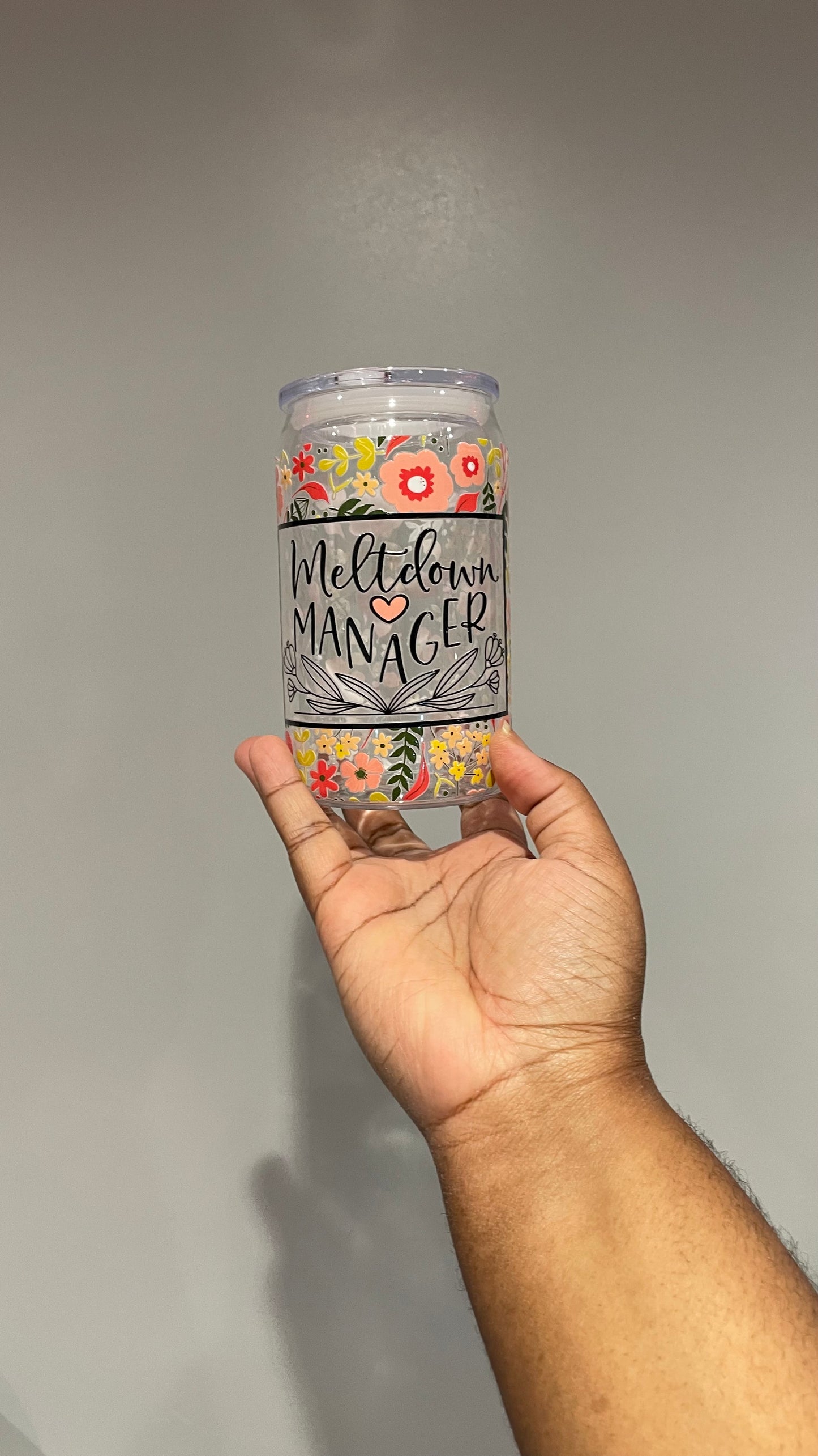 Meltdown Manager Plastic Can Tumbler