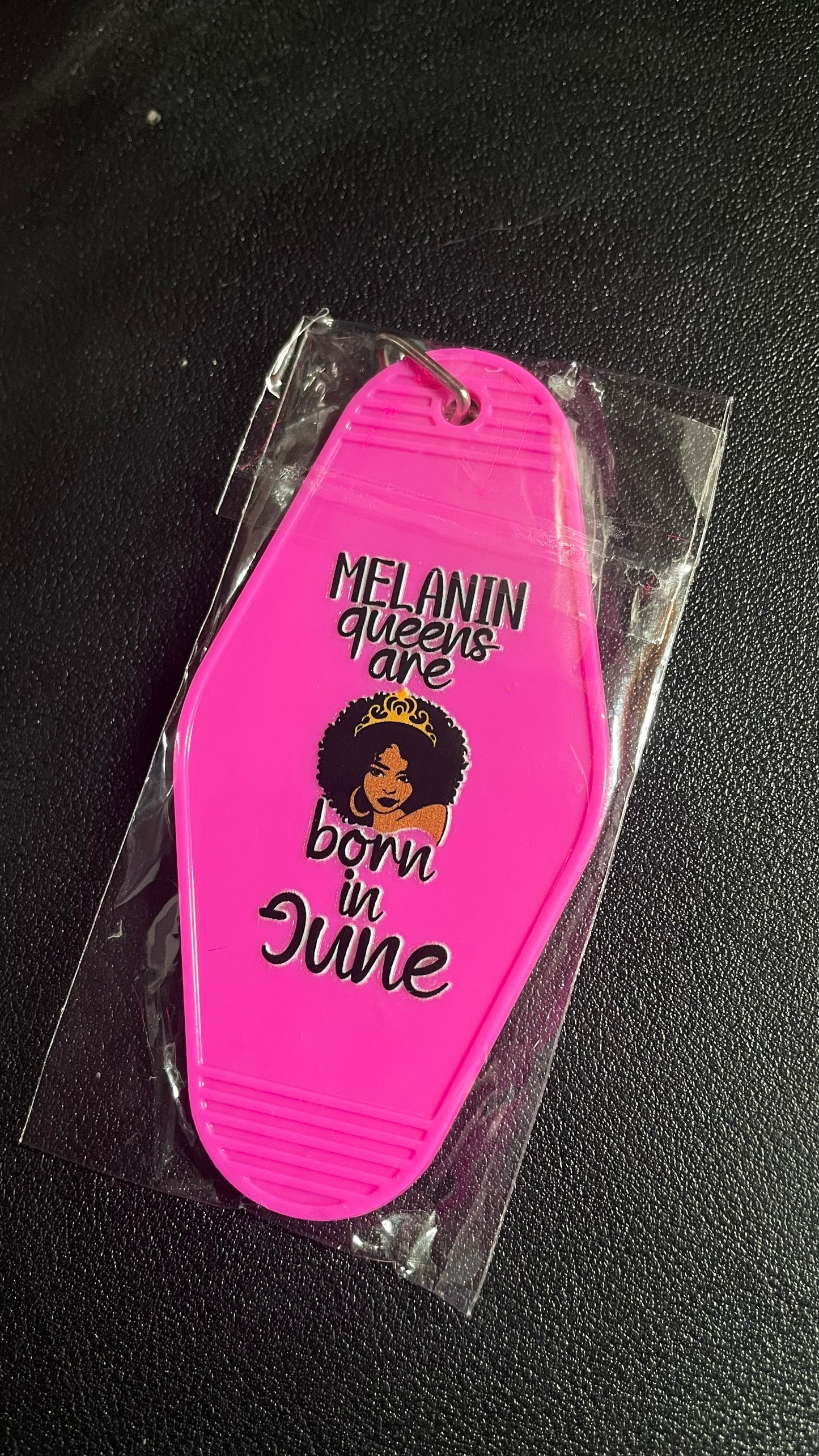 Melanin Women Motel Keychains