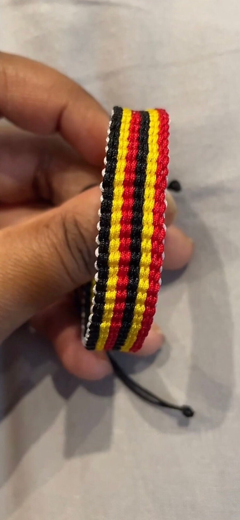 (FLAG) Double flat cuff bracelet