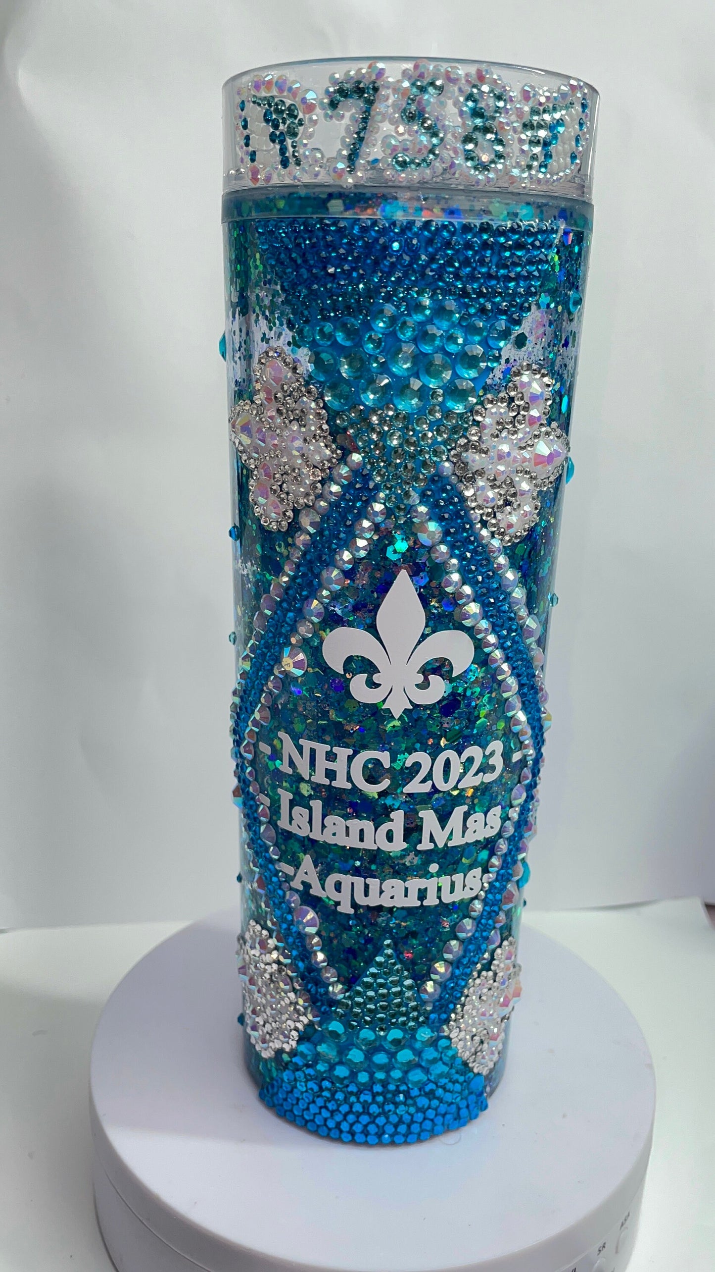 Bespoke Carnival Mas Snowglobe Tumbler