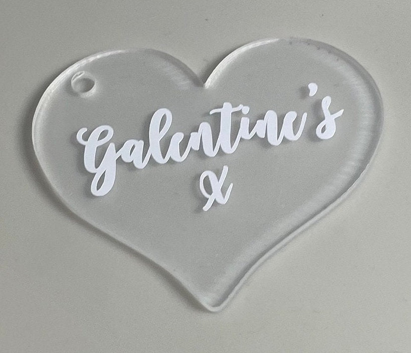 Galentine’s Heart keychain