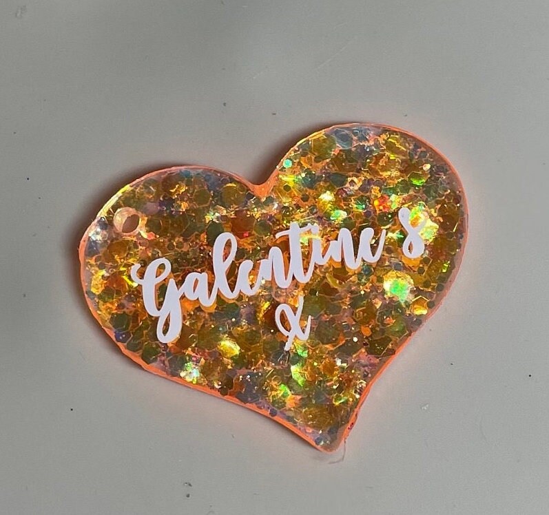 Galentine’s Heart keychain