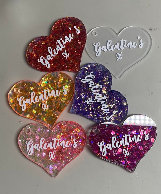 Galentine’s Heart keychain