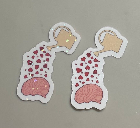 Love rain on brain | Stickers