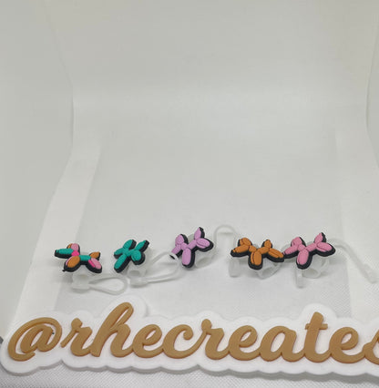Balloon Dog Straw Topper