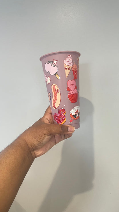 Here For The Snacks Cold Cup
