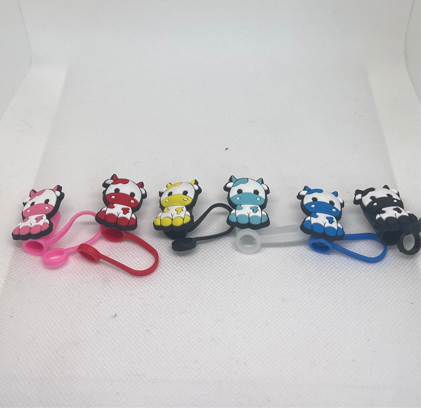 Colourful cow toppers