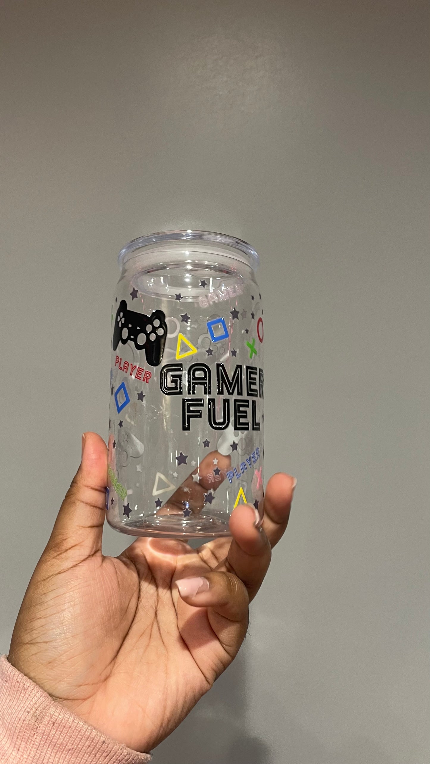 Plastic Can Gamer Fuel Tumbler