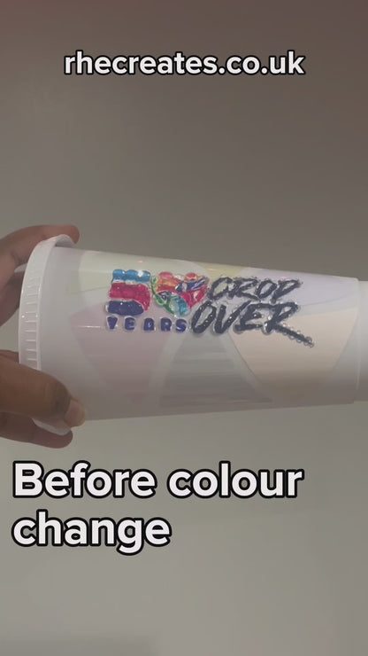 Colour Change 50 year crop over cold cup
