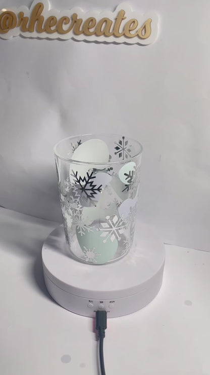 Seasonal Colour Change Glass Dome Lid Tumblers
