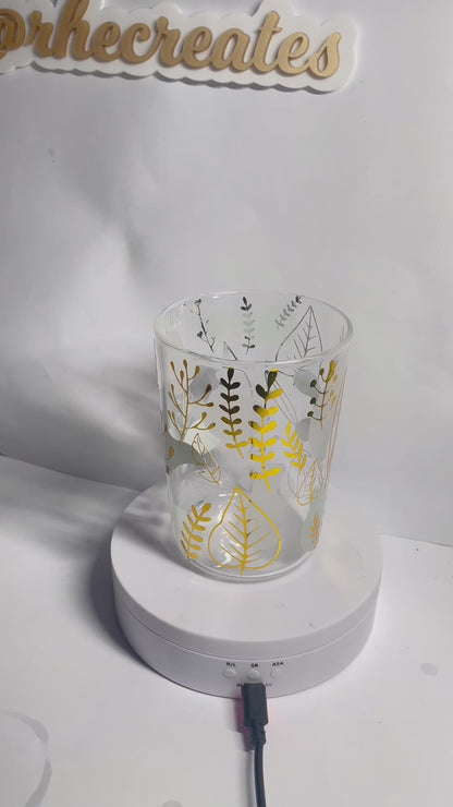 Seasonal Colour Change Glass Dome Lid Tumblers