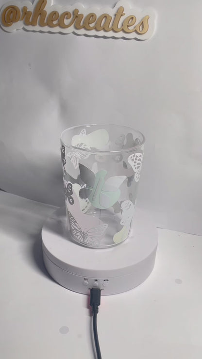 Seasonal Colour Change Glass Dome Lid Tumblers