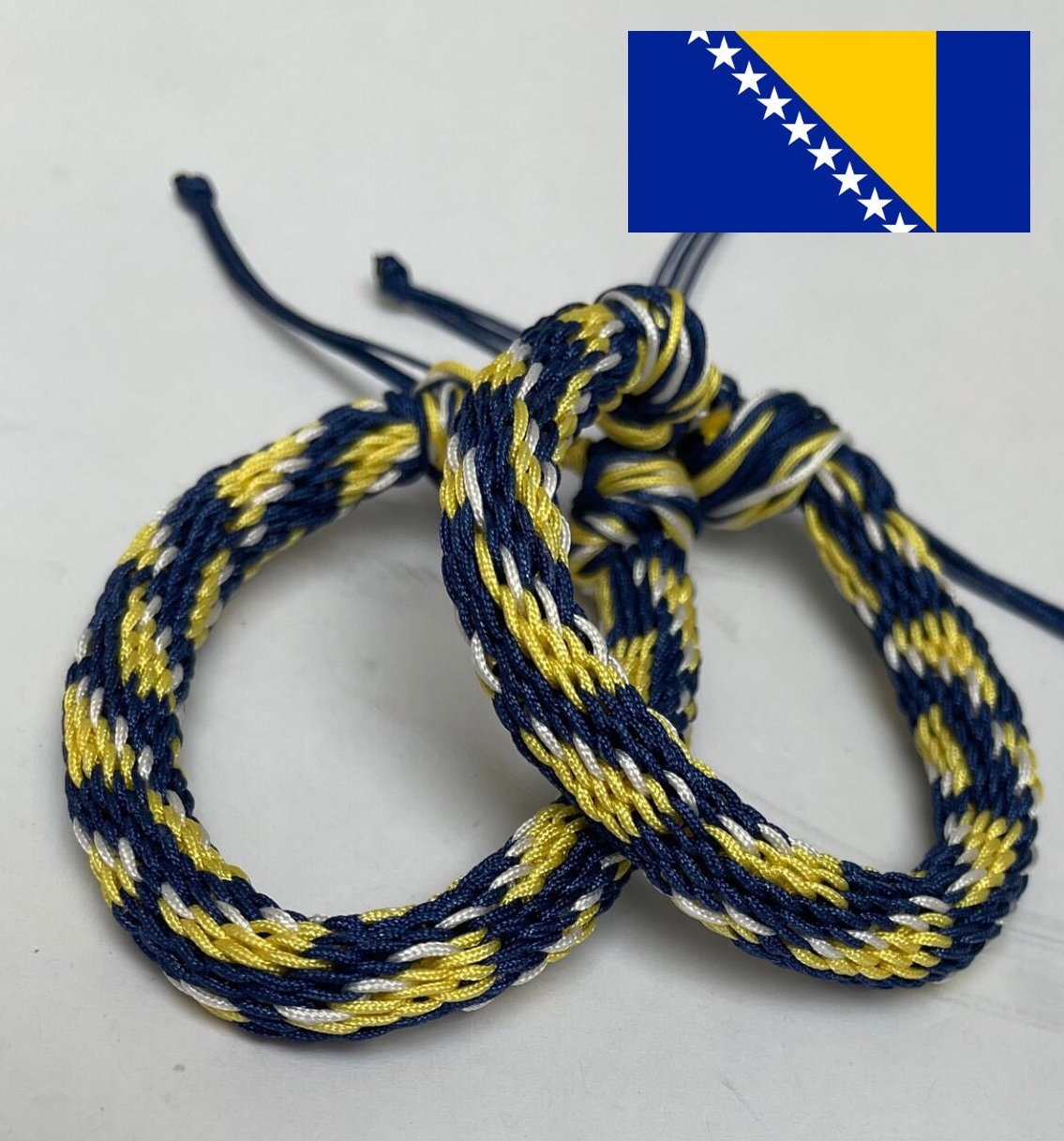 BULK ORDER: Jumbo Flag Bracelets | Thick Kumihimo flag bracelets | Woven flag bracelet, anklet, car mirror hang